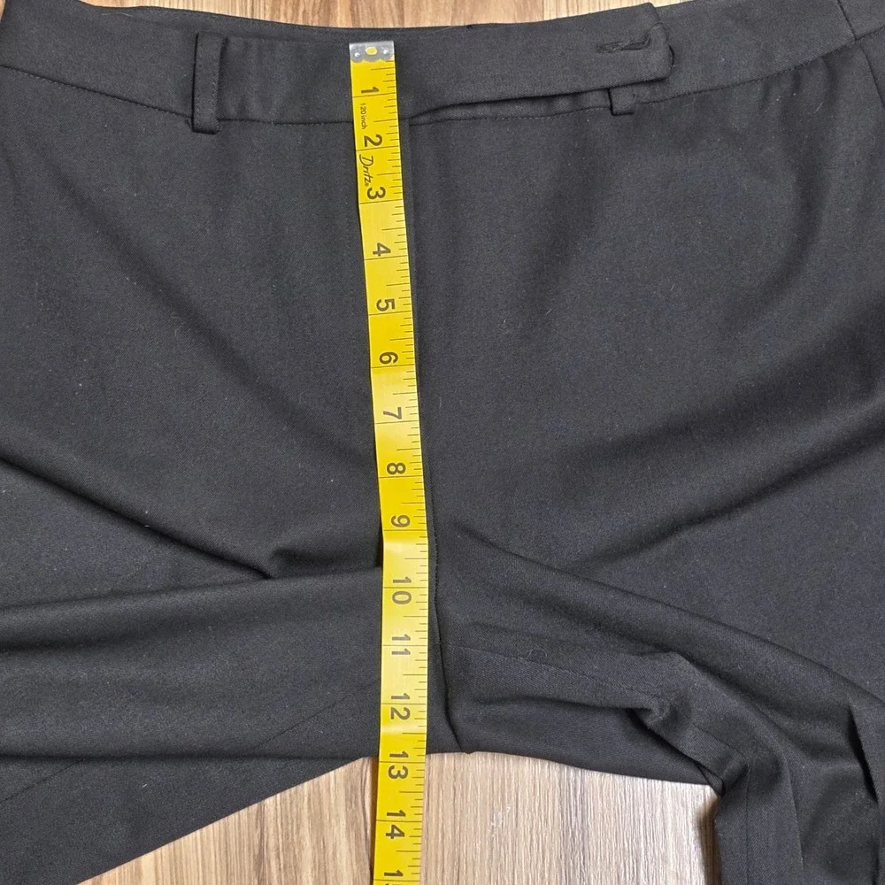 Vintage Talbots Stretch Dress Pants‎ Women's Size 10 Black Straight Leg